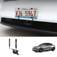 Drill-free Anti-theft US Standard License Plate Frame for Tesla Model Y Juniper 2025+ - T-Launch