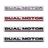 'Dual Motor' Decal Rear Trunk Emblem For Tesla All Model 3 Y S X - T-Launch