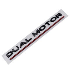 'Dual Motor' Decal Rear Trunk Emblem For Tesla All Model 3 Y S X - T-Launch
