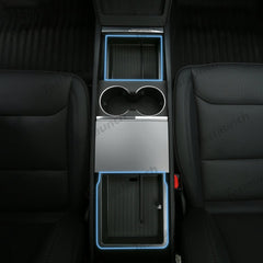 Center Console & Armrest Storage Box for Tesla Model Y L 2026+