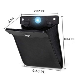 Model 3/ย/เอ็กซ์/S ถุงขยะติดเบาะรถยนต์ LED ถุงขยะติดเบาะรถยนต์ Tesla