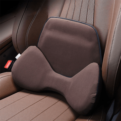 Ergonomic All Weather Alcantara Lumbar Support Pillow - Fits All Cars - T-Launch