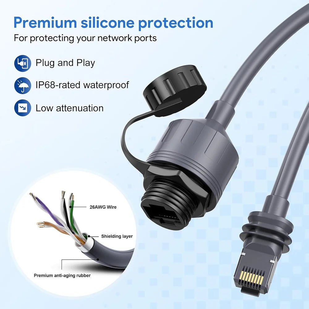 Ethernet RJ45 Adapter Connector for Starlink Gen 3/Mini - T-Launch
