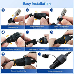 Ethernet RJ45 Adapter Connector for Starlink Gen 3/Mini - T-Launch