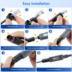 Ethernet Splitter & PoE Injector for Starlink Mini – Power & Data via One RJ45 Cable - T-Launch