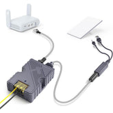 Ethernet Splitter & PoE Injector for Starlink Mini – Power & Data via One RJ45 Cable - T-Launch