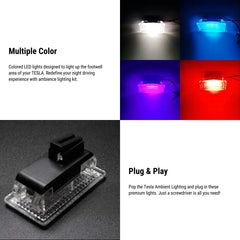 Model 3/X/S Ayak boşluğu LED ışığı (2 adet) Tesla