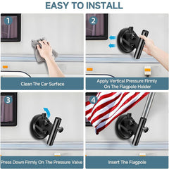 Flag Pole Holder for Tesla Cybertruck - T-Launch