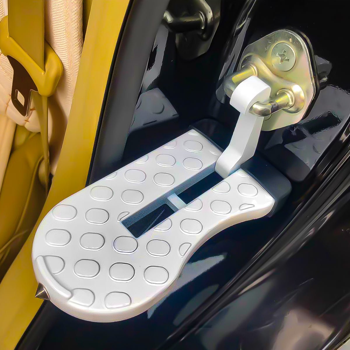 Foldable Car Door Step with Safety Hammer for All Cars - T-Launch