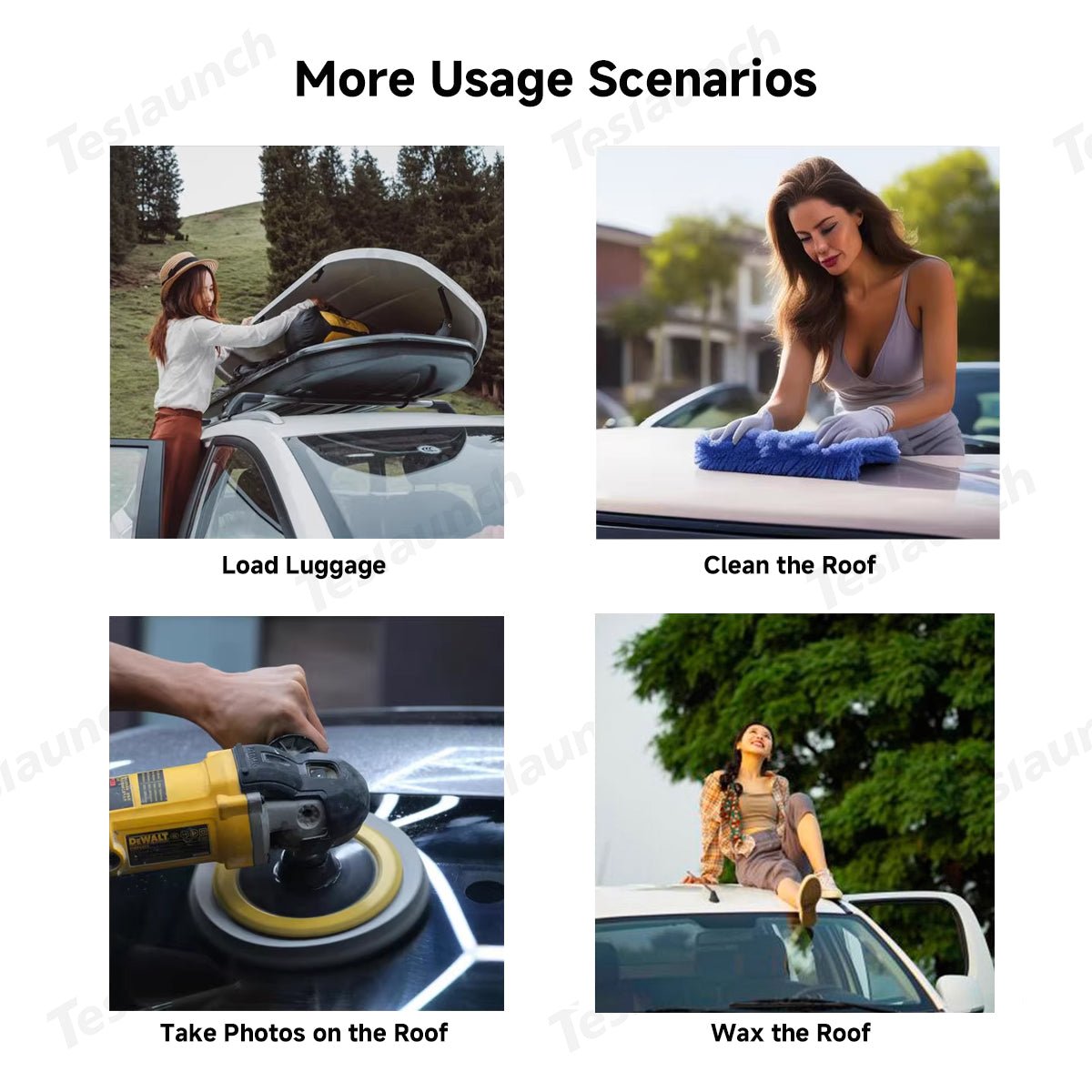 Foldable Car Door Step with Safety Hammer for All Cars - T-Launch