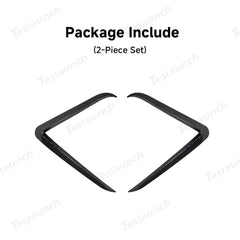 Front Fog Light Canard Trim Covers for Tesla Model Y Juniper 2025+ - T-Launch