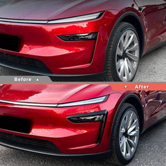 Front Fog Light Canard Trim Covers for Tesla Model Y Juniper 2025+ - T-Launch