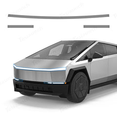 Front Light Bar & Taillight DIY Black Vinyl Wrap Kit for Tesla Cybertruck - T-Launch