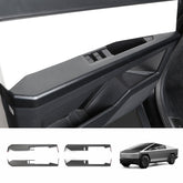 Front & Rear Door Armrest Overlays Covers (Carbon Fiber Pattern ABS) for Cybertruck 2024-2025 (4 PCS) - T-Launch