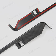 Front & Rear Door Armrest Overlays Covers (Carbon Fiber Pattern ABS) for Cybertruck 2024-2025 (4 PCS) - T-Launch