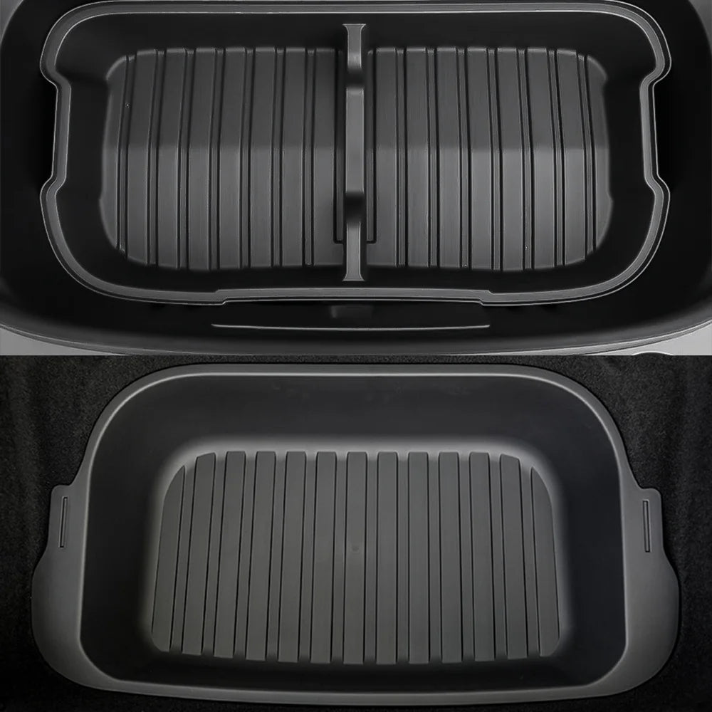 Front & Rear Trunk Organizer Bins for Tesla Model Y Juniper 2025+ - T-Launch