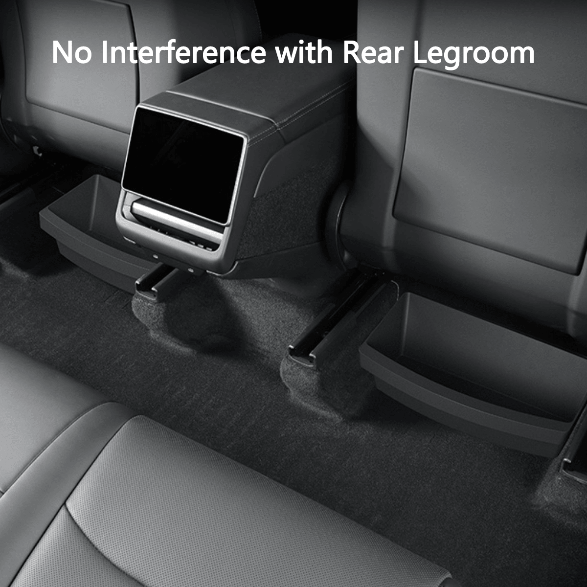 Front Row Under Seat Storage Box for Tesla Model Y 2021+ - T-Launch