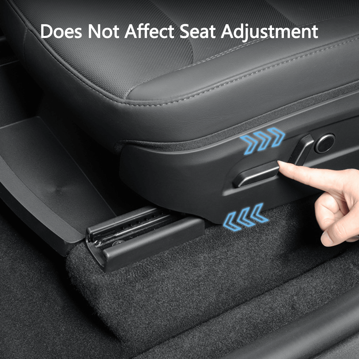 Front Row Under Seat Storage Box for Tesla Model Y 2021+ - T-Launch