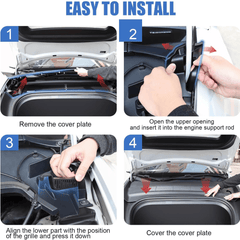 Front Trunk Blocking Hood Waterproof Box Grille Channel Water Diversion For Tesla Model Y - T-Launch