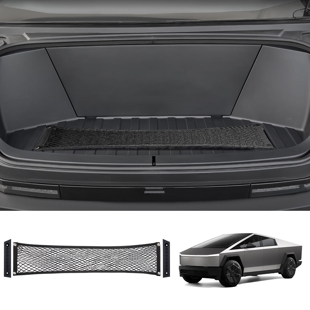 Front Trunk L-Track + Cargo Net for Cybertruck - T-Launch