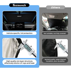 Front Windshield Sunshade Sun Visor for Tesla Cybertruck - T-Launch