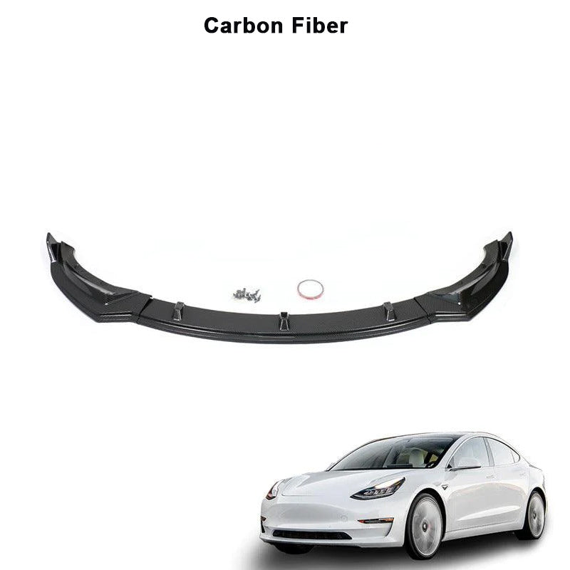 Front støtfanger leppesett for Tesla Model 3 (2017-2023)