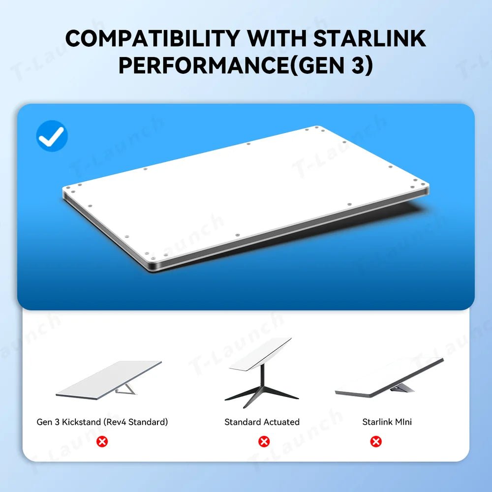 Full-Cover Hard Travel Case for Starlink Performance (Gen 3) - T-Launch