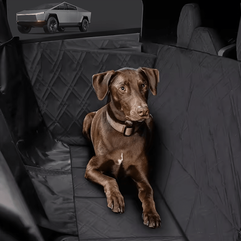 Full-Cover Rear Seat Pet Liner for Cybertruck - T-Launch