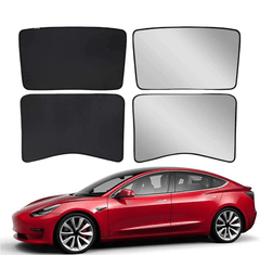 Glass Roof / Sunroof Sunshade for Tesla Model 3(2017-2020) Sun Visor Accessories - T-Launch