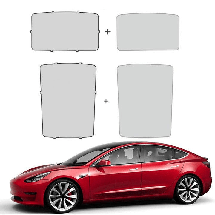 Glass Roof / Sunroof Sunshade for Tesla Model 3(2017-2020) Sun Visor Accessories - T-Launch
