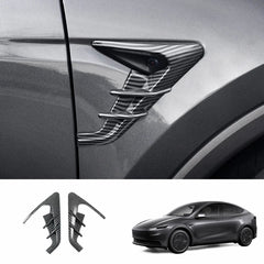 ABS Turn Signal & Camera Covers with Air Blades for 2026 New Tesla Model Y Standard