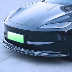 Kit de lábio do para-choque dianteiro estilo esportivo para 2024 Model 3 Highland