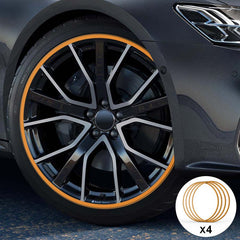 Gold Aluminum Alloy Wheel Rim Protector- Fits All Cars - T-Launch