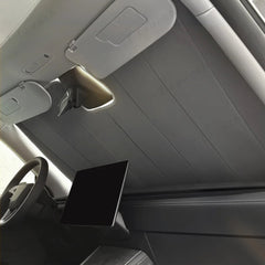 Graphite-Insulated Foldable Front Windshield Sunshade for Tesla Model 3 Highland Standard 2025+ - T-Launch