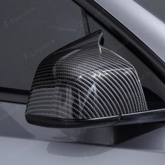 GT-Style Side Mirror Cover Caps for Tesla Model Y Juniper 2025+ - T-Launch