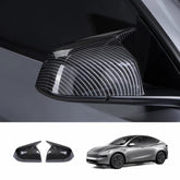 GT-Style Side Mirror Cover Caps for Tesla Model Y Juniper 2025+ - T-Launch
