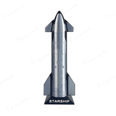 Handcrafted SpaceX Starship B7 Rocket Model Ready-to-Display Collectible - T-Launch