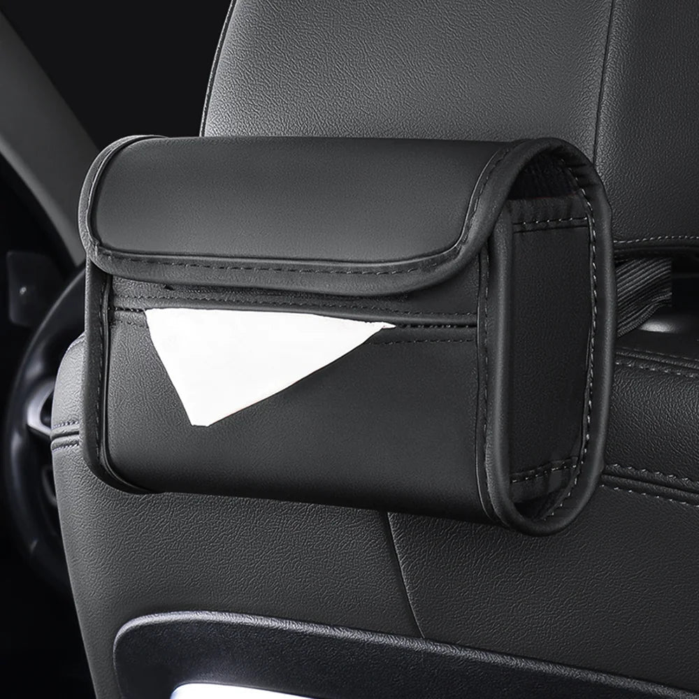 Hanging Car Tissue Box – Universal Fit for All Cars - T-Launch