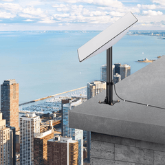 Heavy-Duty Carbon Steel Roof Mount for Starlink Gen 2 Dish - T-Launch