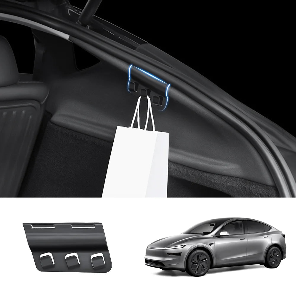 Hidden Trunk Grocery Bag Hook for Tesla Model Y Juniper 2025+ - T-Launch