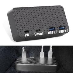 Model 3/Anno/S/X Adattatore per console centrale 4 in 1 USB Hub per Tesla(2021-2023)