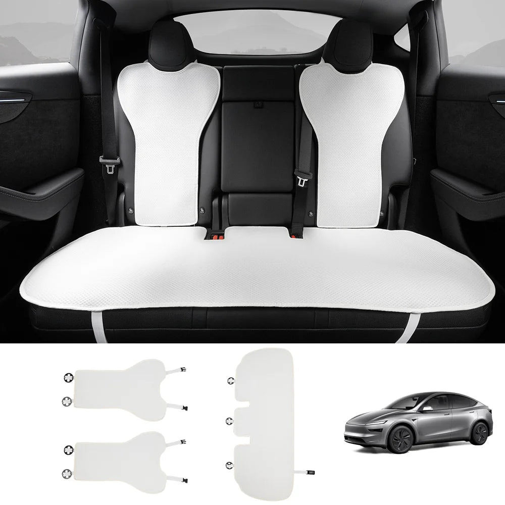Ice Silk Breathable Air Mesh Seat Cushion for Tesla Model Y Juniper 2025+ - T-Launch
