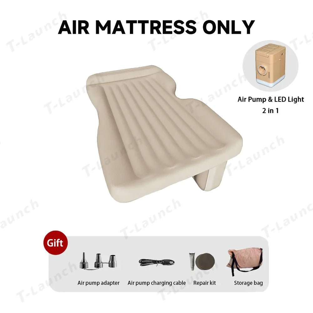 Inflatable Rear Seat Camping Air Mattress for Tesla Model 3/Y/S/X - T-Launch