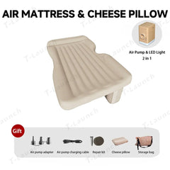 Inflatable Rear Seat Camping Air Mattress for Tesla Model 3/Y/S/X - T-Launch