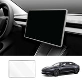 Integrated Tempered Glass Screen Protector with Frame for Tesla Model 3 Highland Standard 2025+ - T-Launch