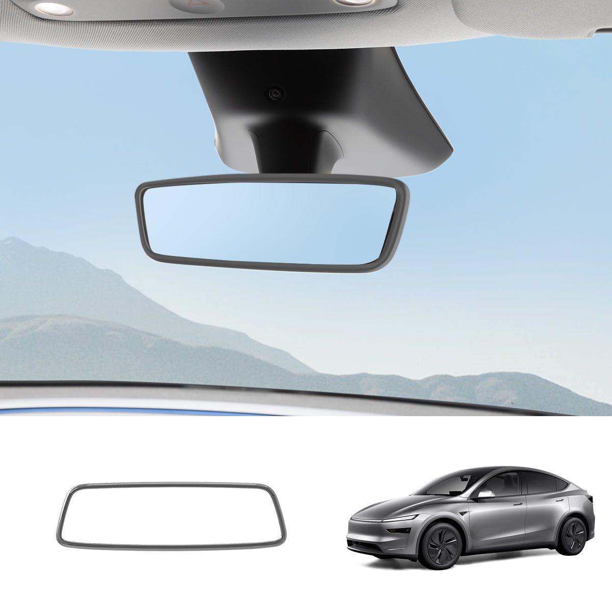 Interior Rearview Mirror Trim Cover for Tesla Model 3/Y - T-Launch