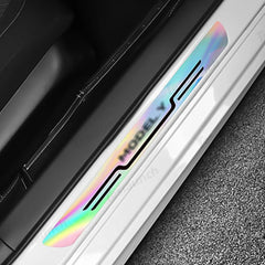 Laser-Effect Door Sill Protector Stickers for Tesla Model Y Juniper 2025+ (4PCS) - T-Launch