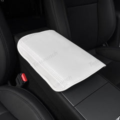 Leather Center Console Armrest Cover for Tesla Model Y Juniper 2025+ - T-Launch