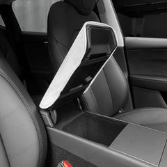 Leather Center Console Armrest Cover for Tesla Model Y Juniper 2025+ - T-Launch