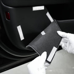 Leather Door Kick Guards for 2026 New Tesla Model Y Standard - T-Launch